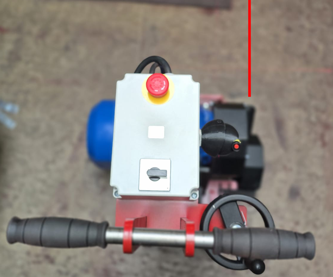 Laser für Richtungsanzeige Fussbodenfräse